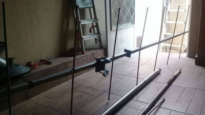 ANTENA DIRECIONAL VHF 11 ELEMENTOS VENDO OU TROCO. — Miniatura 1