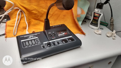 MFJ-299 microfone de ganho  de mesa com equalizador e compressor — Miniatura 1