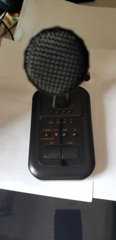 MICROFONE PEDESTAL AMPLIFICADO PARA YAESU/ICOM/KENWOOD/PX — Miniatura 1